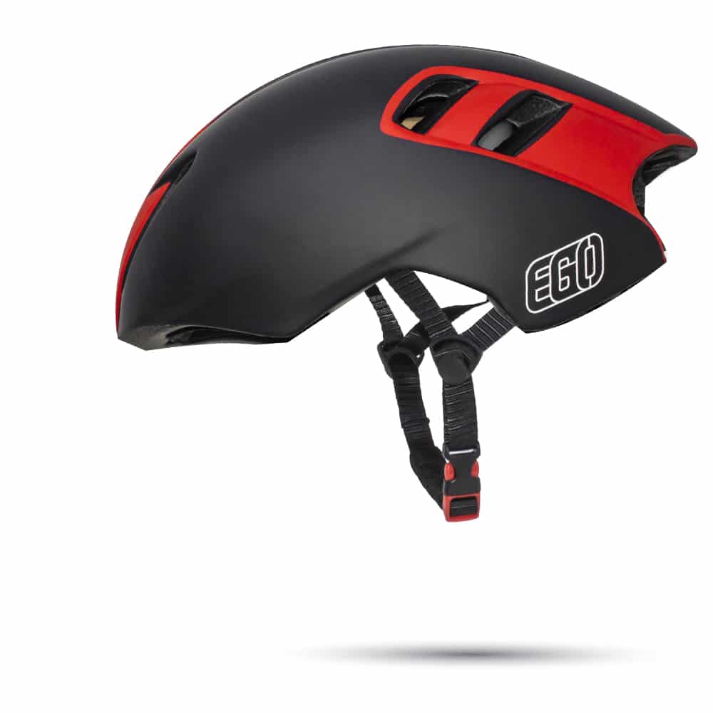 nón xe đạp EGO EB 10 đen đỏ